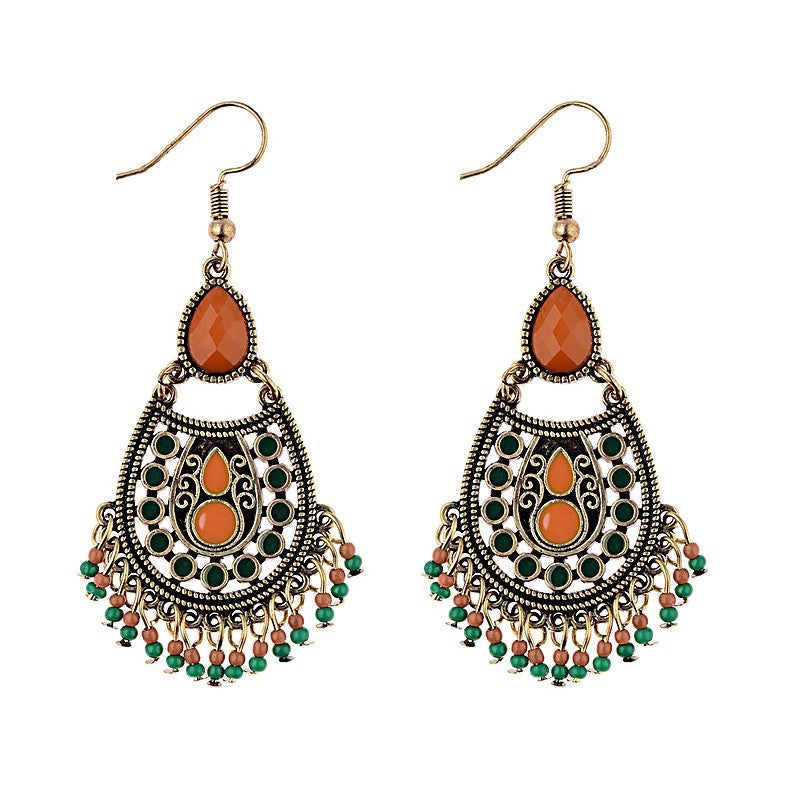 Wholesale Vintage Bohemian Tassel Earrings